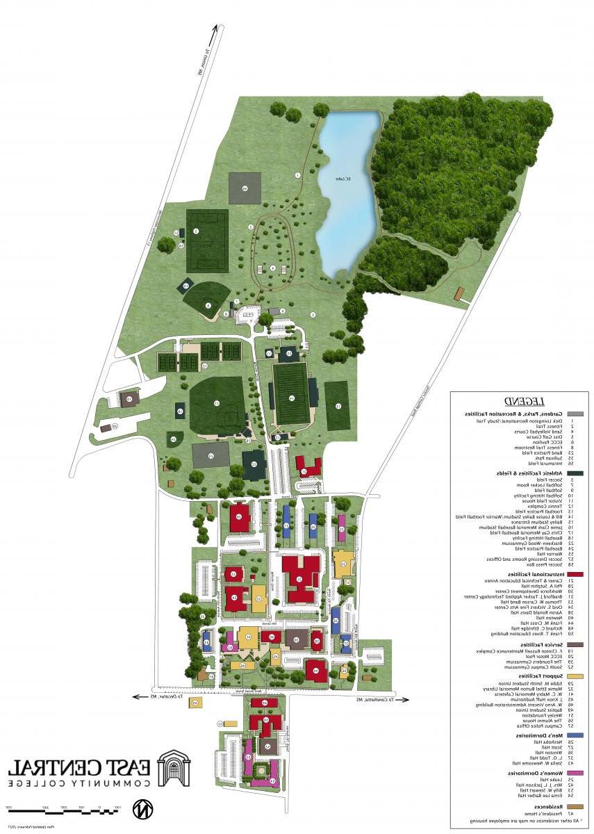 eccc campus map